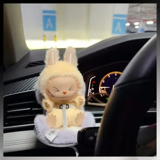 Labubu Car​ Seat Fluffy Purple