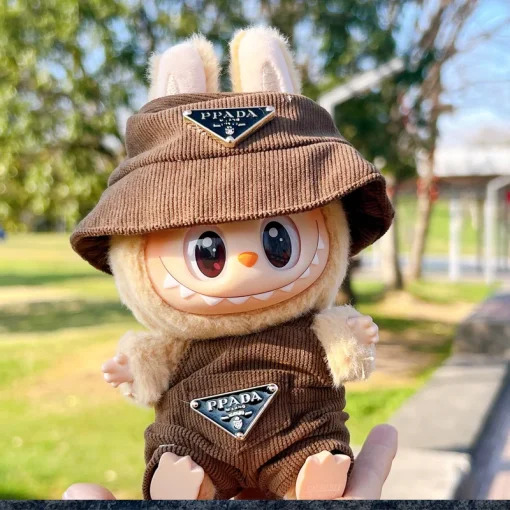 Labubu Prada Clothes brown