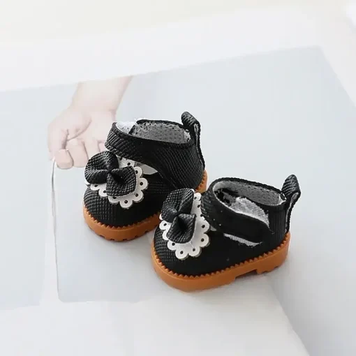 shoes Mary Jane black for labubu