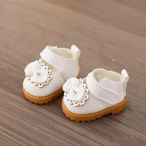 shoes Mary Jane white for labubu
