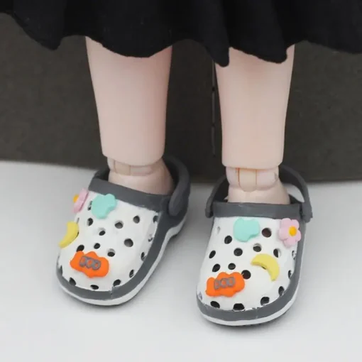 Crocs grey for Labubu