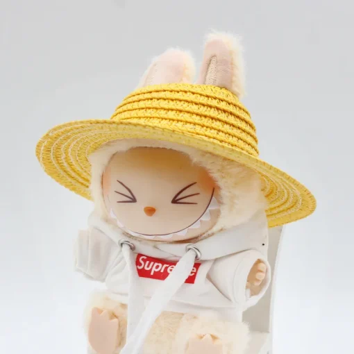 hat yellow for labubu