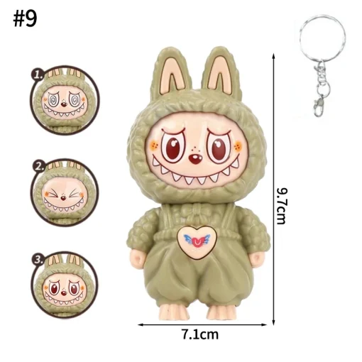 Labubu Doll Bag Charm khaki