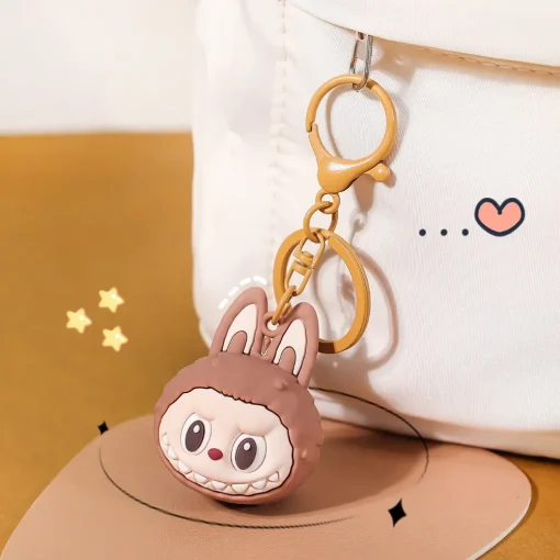 Labubu Pendant Keychain​ brown