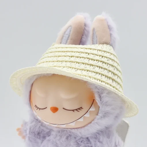 hat white for labubu