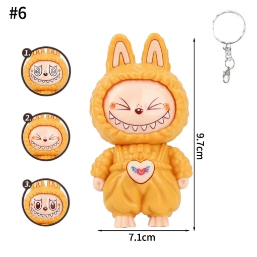 Labubu Doll Bag Charm orange