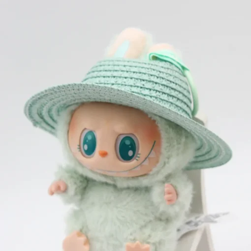 hat blue for labubu