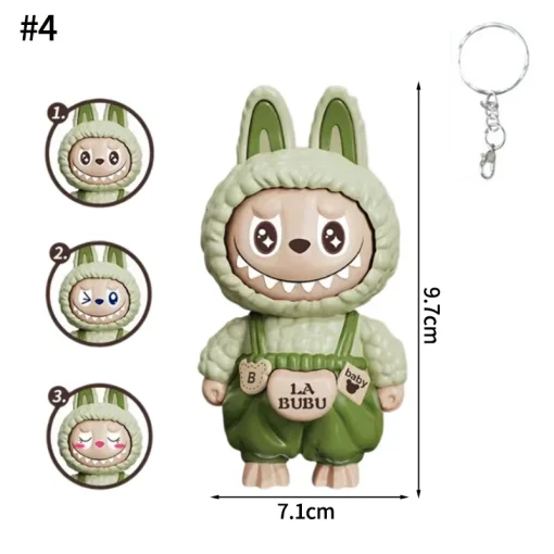 Labubu Doll Bag Charm green