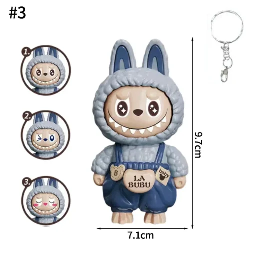Labubu Doll Bag Charm blue