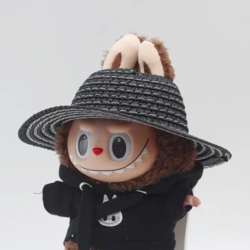 hat black for labubu