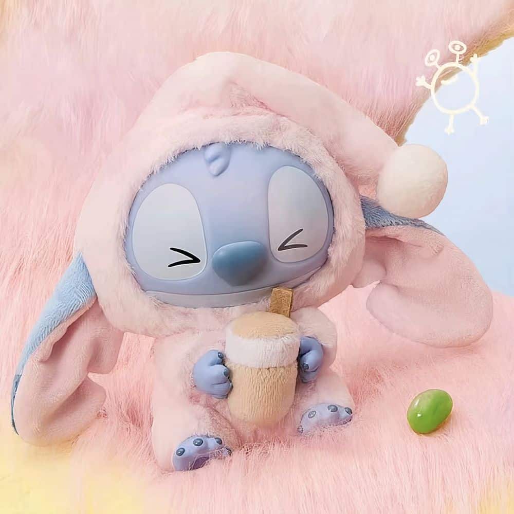 Labubu Stitch Milk Tea Desire