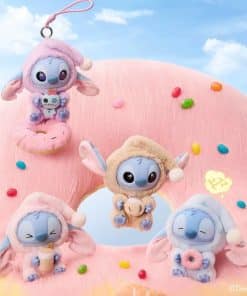 Stitch Labubu Original Miniso Keychain