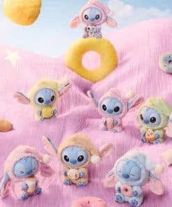 Stitch Labubu Original Miniso Keychain