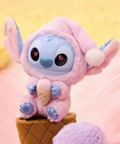 Labubu-Stitch Strawberry Cone