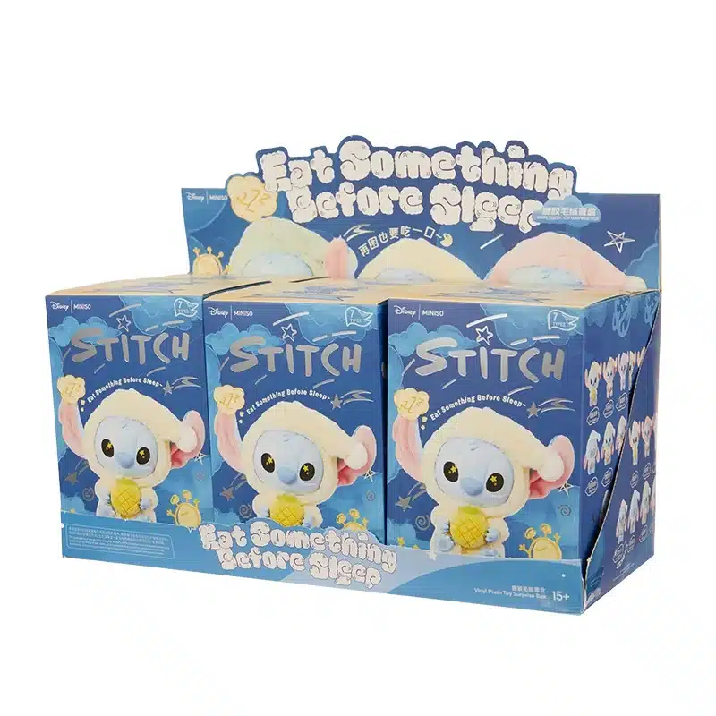 Pack collector x6 Labubu Stitch Miniso